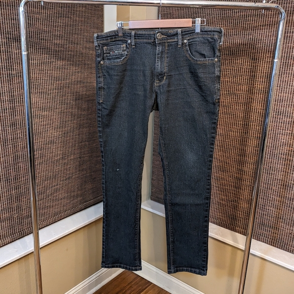Fried Denim - 36X32 Slim - Black Denim Jeans - Picture 2 of 15